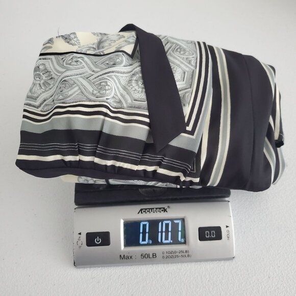 Vince Camuto Womens Floral Scarf Print Halter Maxi Dress Size 6 Black Keyhole - Picture 10 of 11